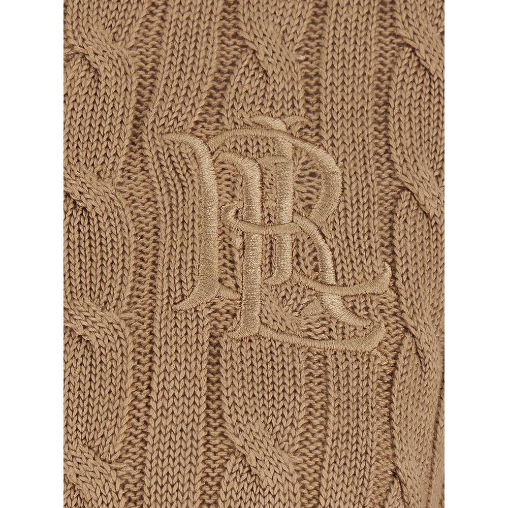 cable-knit monogram-embroidered cardigan 3