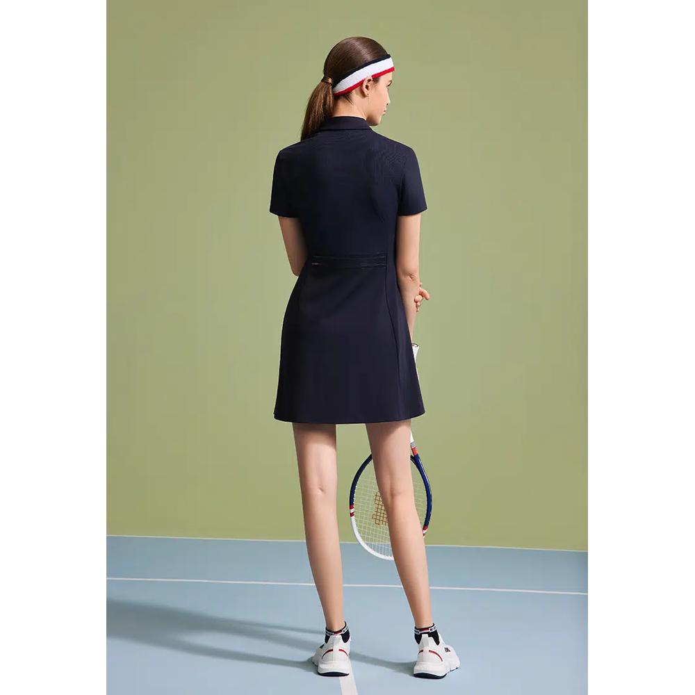 ЖЕНСКОЕ ПЛАТЬЕ-ПОЛО K-SWISS С ЖАККАРДОВЫМ ЛОГОТИПОМ 2