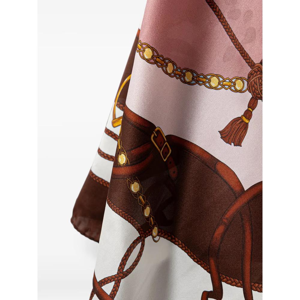 Roboamo equestrian-print square scarf 5
