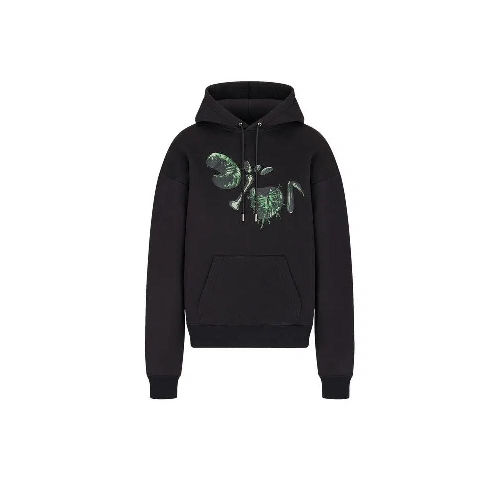Худи Dior x Cactus Jack Oversized Hooded Sweatshirt 'Black' 1