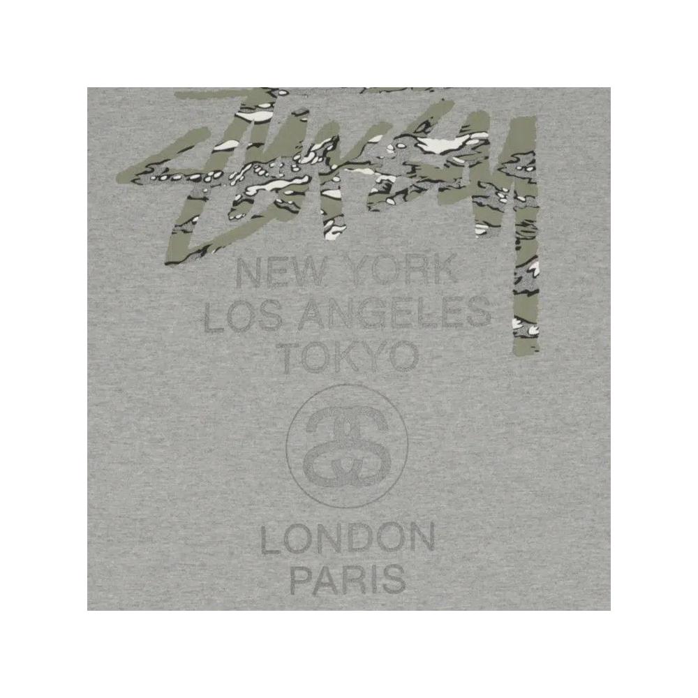 Футболки Stussy World Tour Camo Tee «Серый» 3