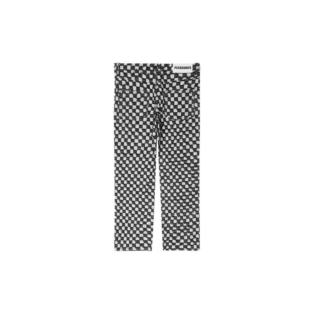 Pleasures Curfew Checker Work Pants 'Черный' 2