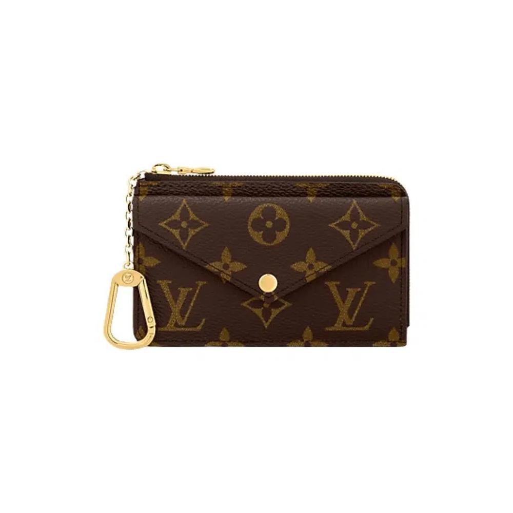 Кошельки Louis Vuitton Card Holder Recto Verso 'Черный/Коричневый Monogram Canvas' 1