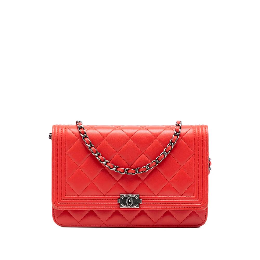 Стеганая сумка через плечо Boy Wallet On Chain (2014-2015 годы) 1