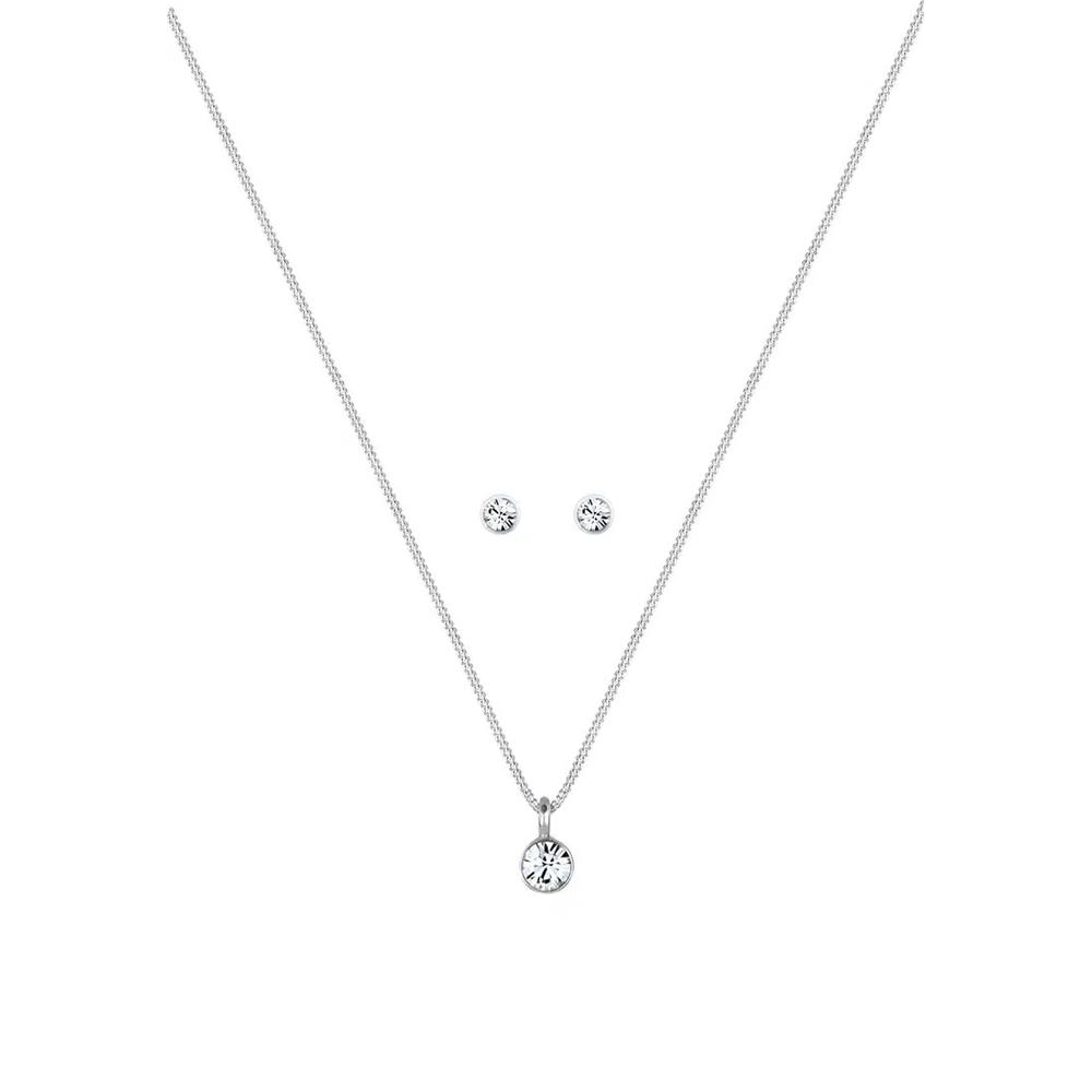 Кулон с кристаллом Swarovski® – серебро 925 пробы 2