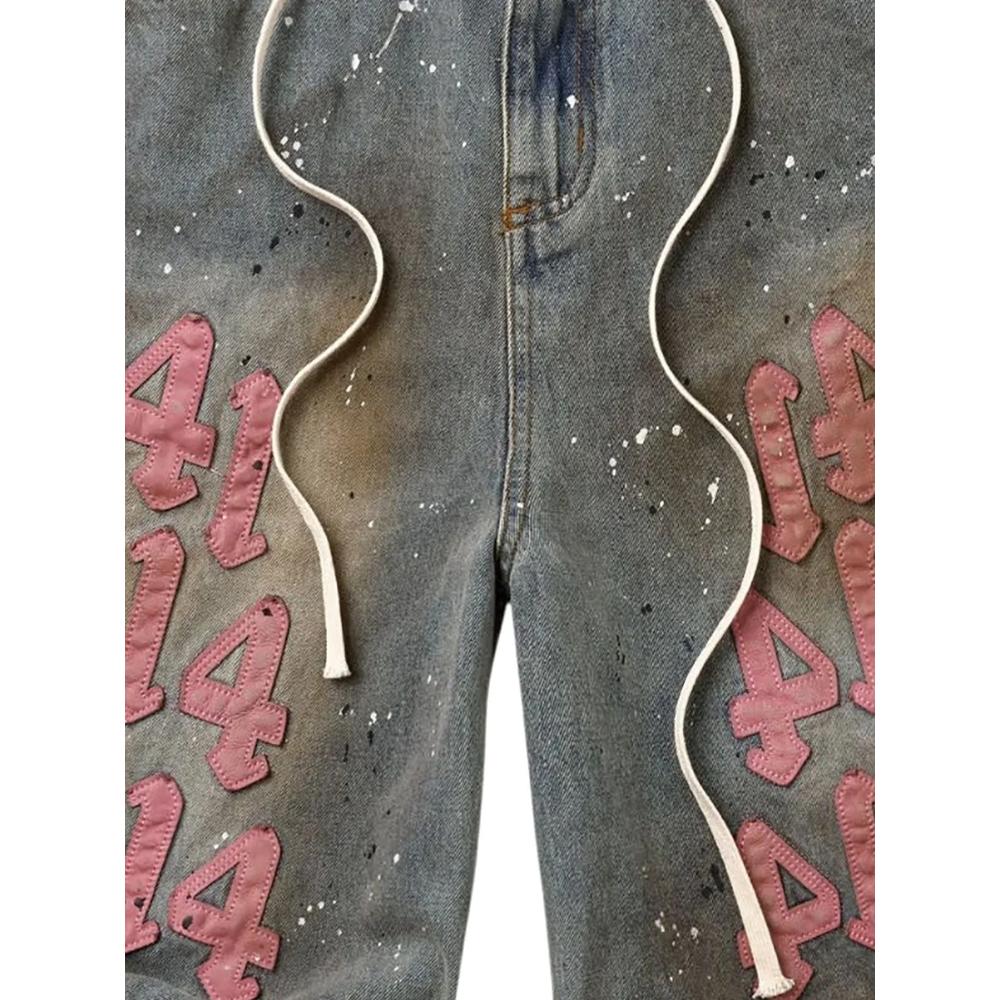 Lucky Charm patchwork denim shorts 2