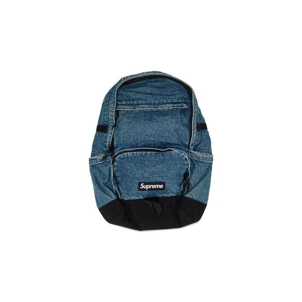 Сумки Supreme Denim Backpack 'Washed Indigo' 1