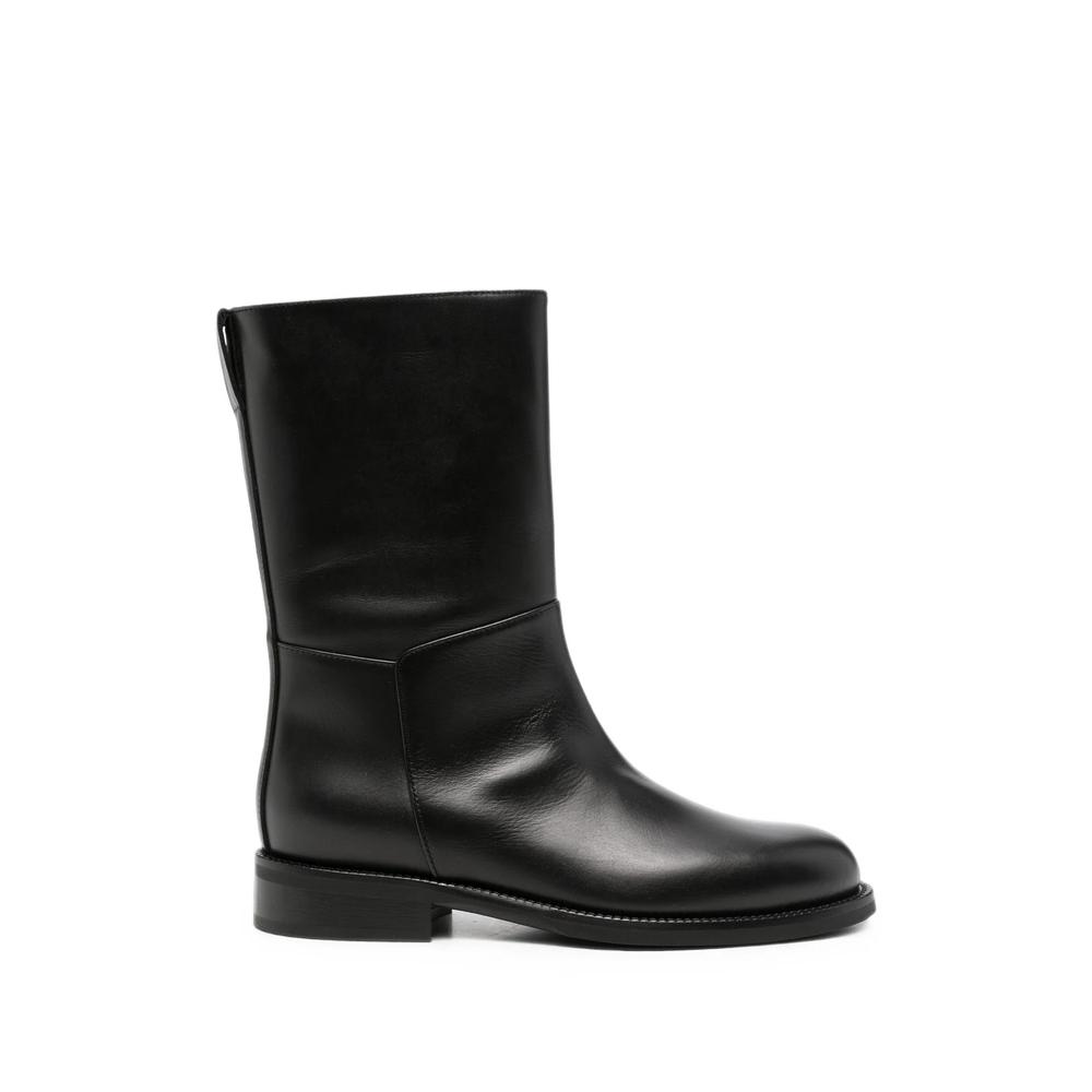 flat leather boots 1