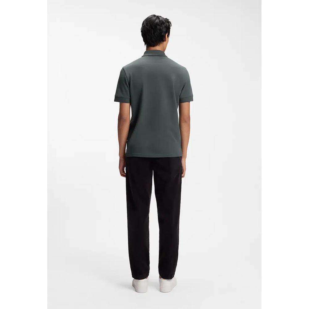Логотип Cotton Piqué Polo Shirt - BOSS Orange 2