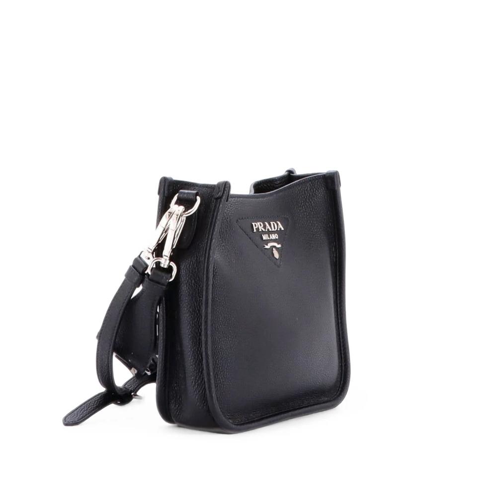 Logo Strap Vitello Daino Mini crossbody bag 1