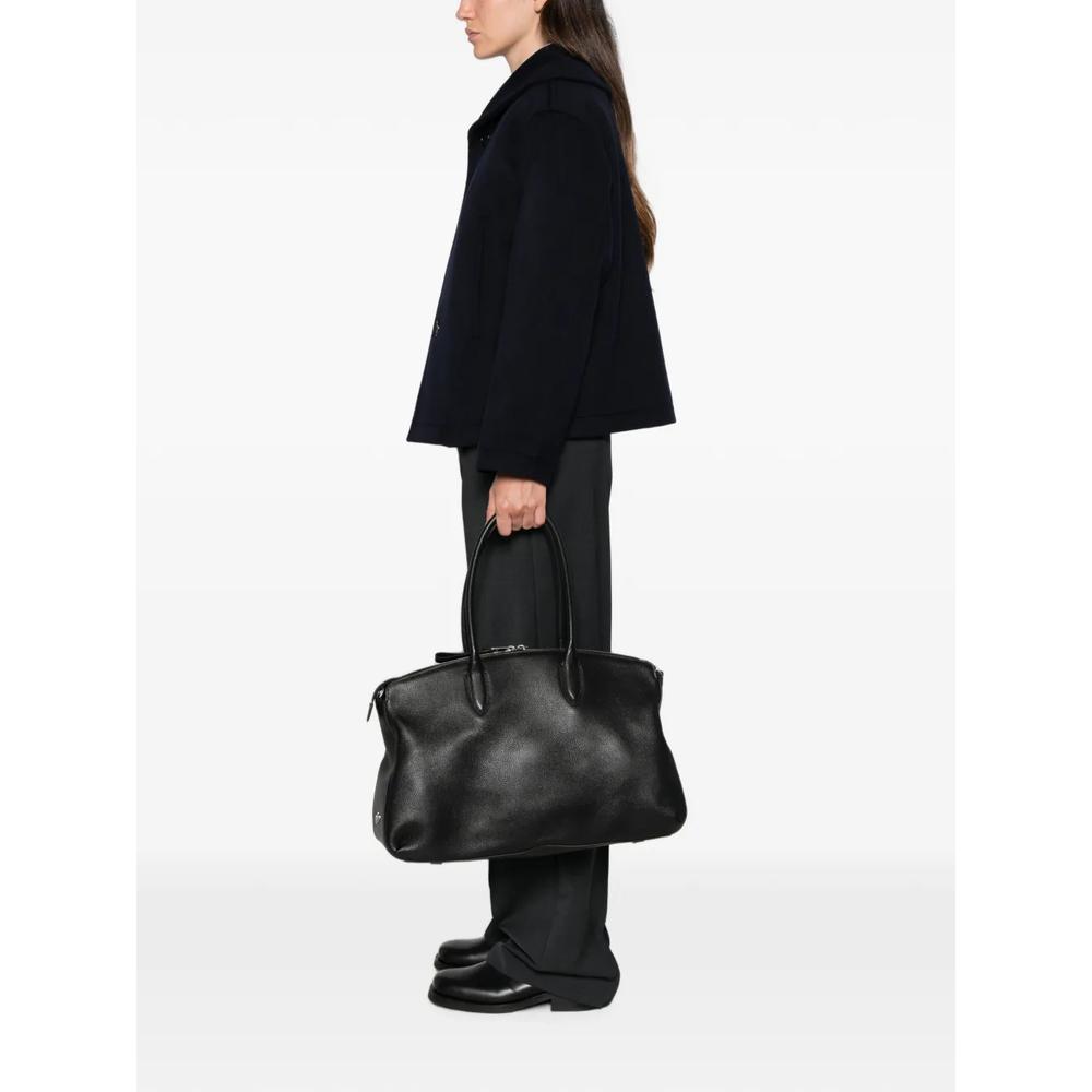 medium grain-texture tote bag 2