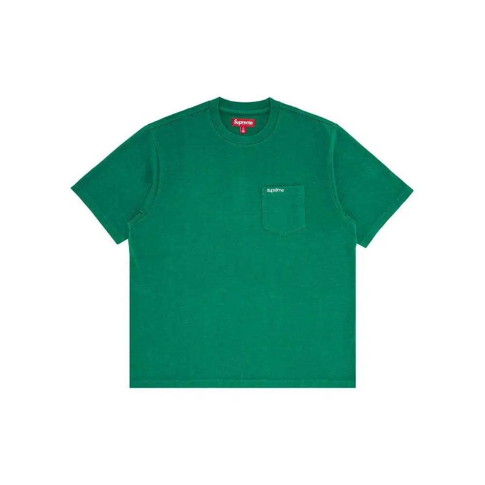 Топы Supreme Short-Sleeve Pocket Tee 'Green' 1