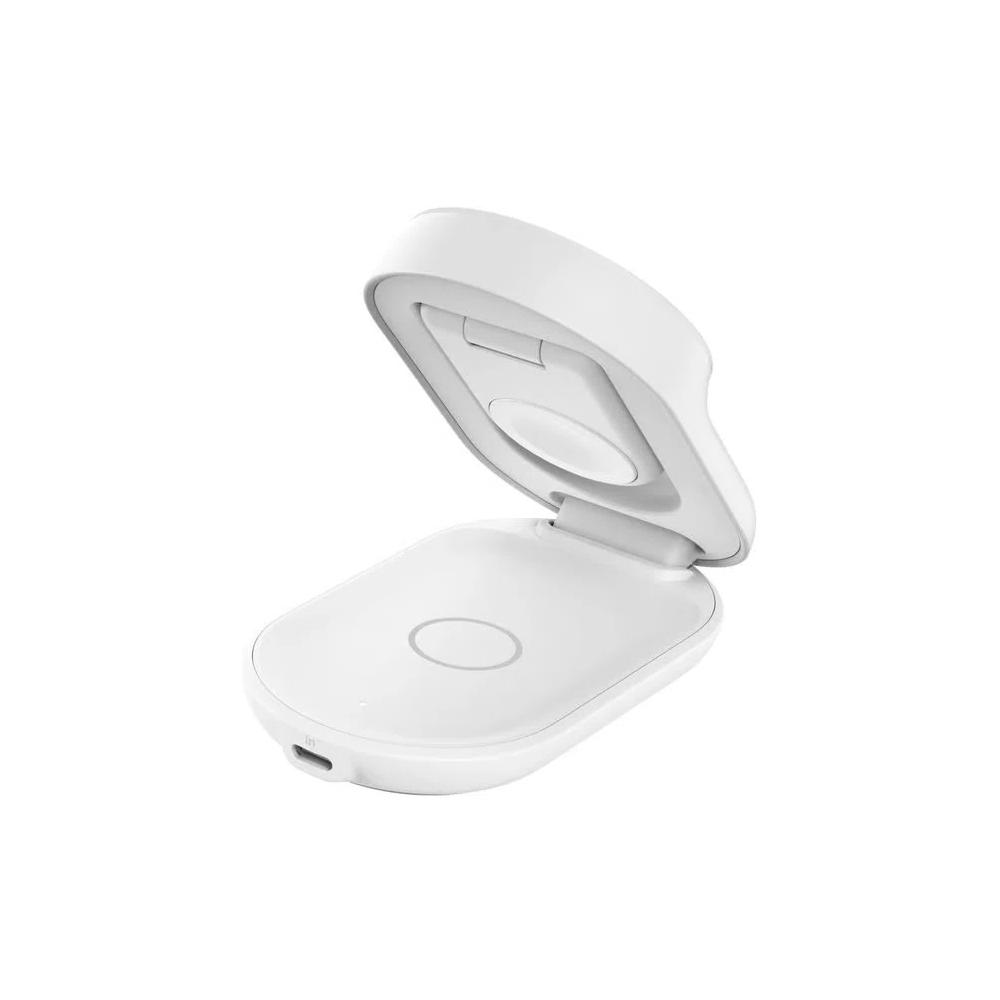BELKIN UltraCharge Qi2 3-в-1 складное магнитное зарядное устройство 25 Вт — белый 3