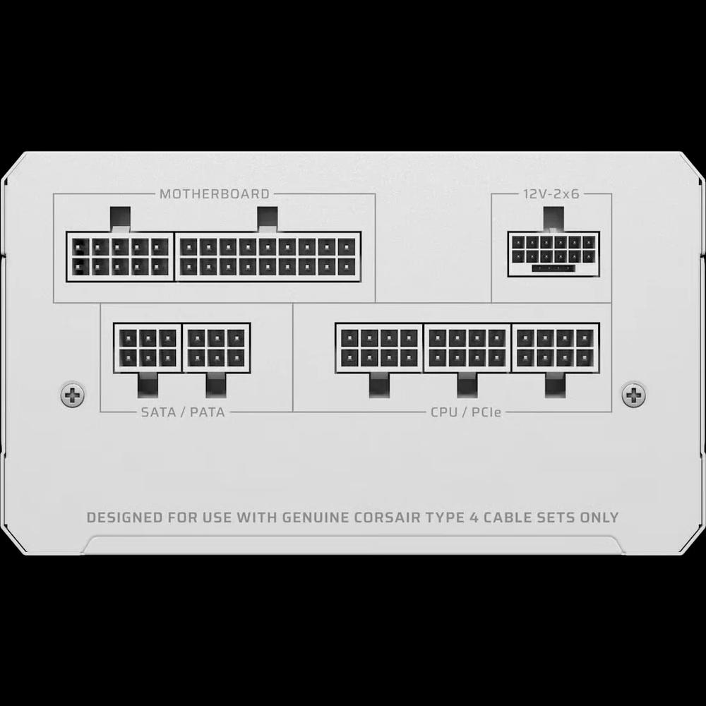 Corsair RM750e 750W Cybenetics Platinum полностью модульный блок питания - белый 3