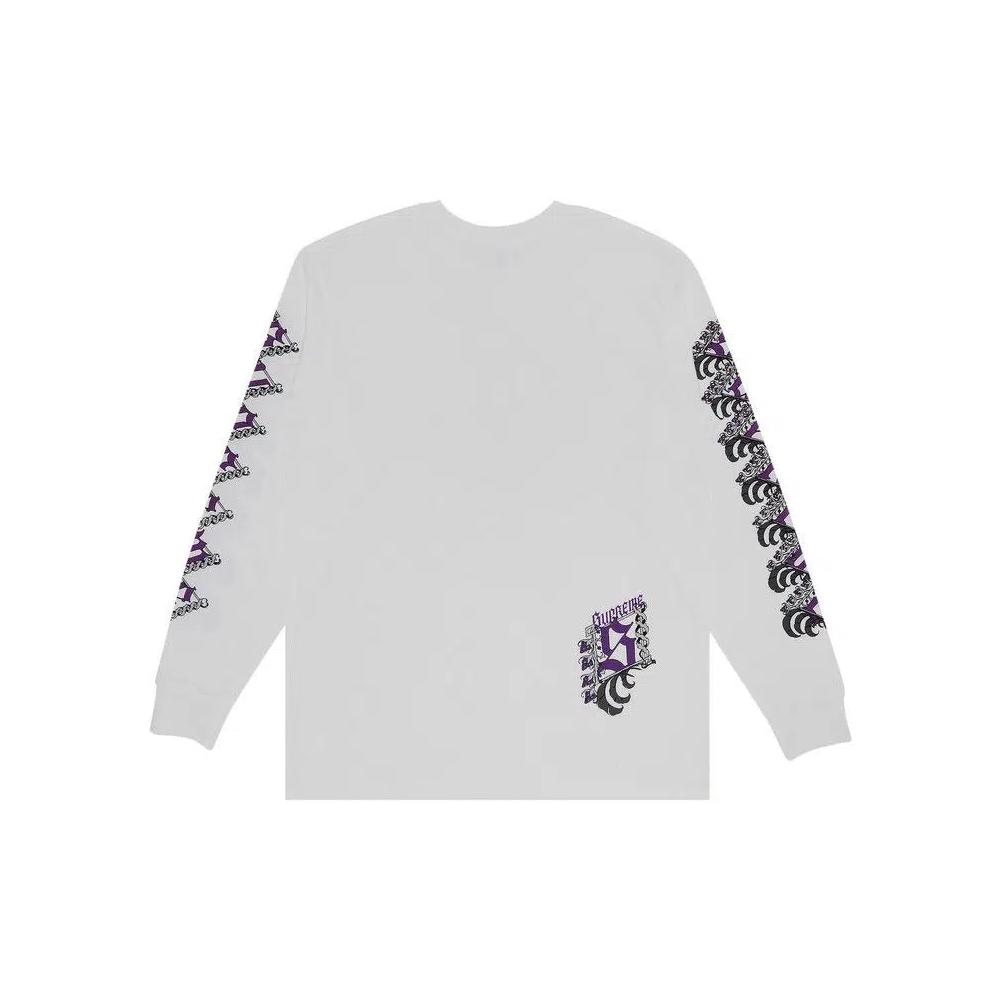 Футболки с длинным рукавом Supreme Strawberries Long-Sleeve Tee 'White' 2