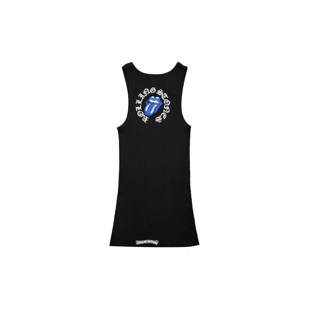Майки Chrome Hearts Rolling Stones Tank Top 'Black/Blue' 1
