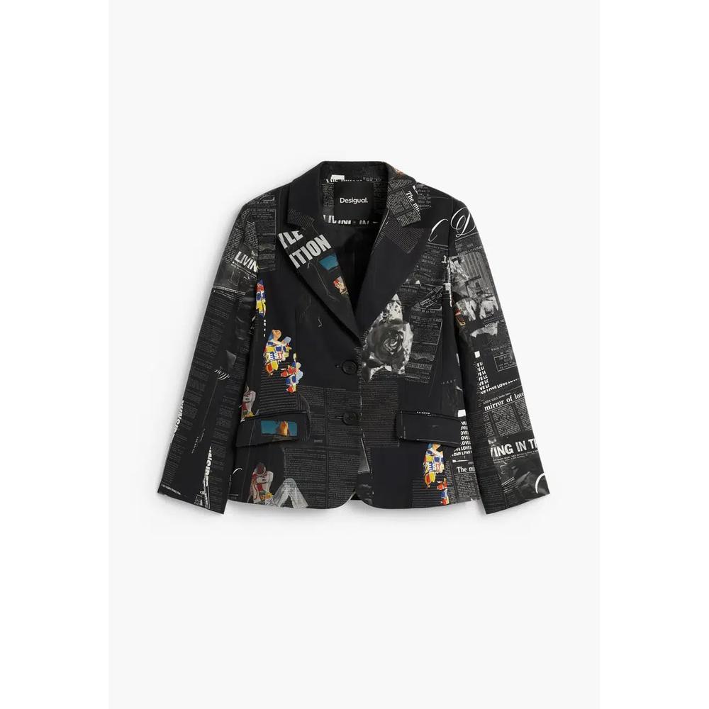 Пиджак Patchwork Print 7