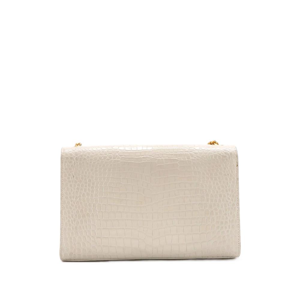 Classic Monogram Tassel Crocodile Embossed Leather Medium crossbody bag 2