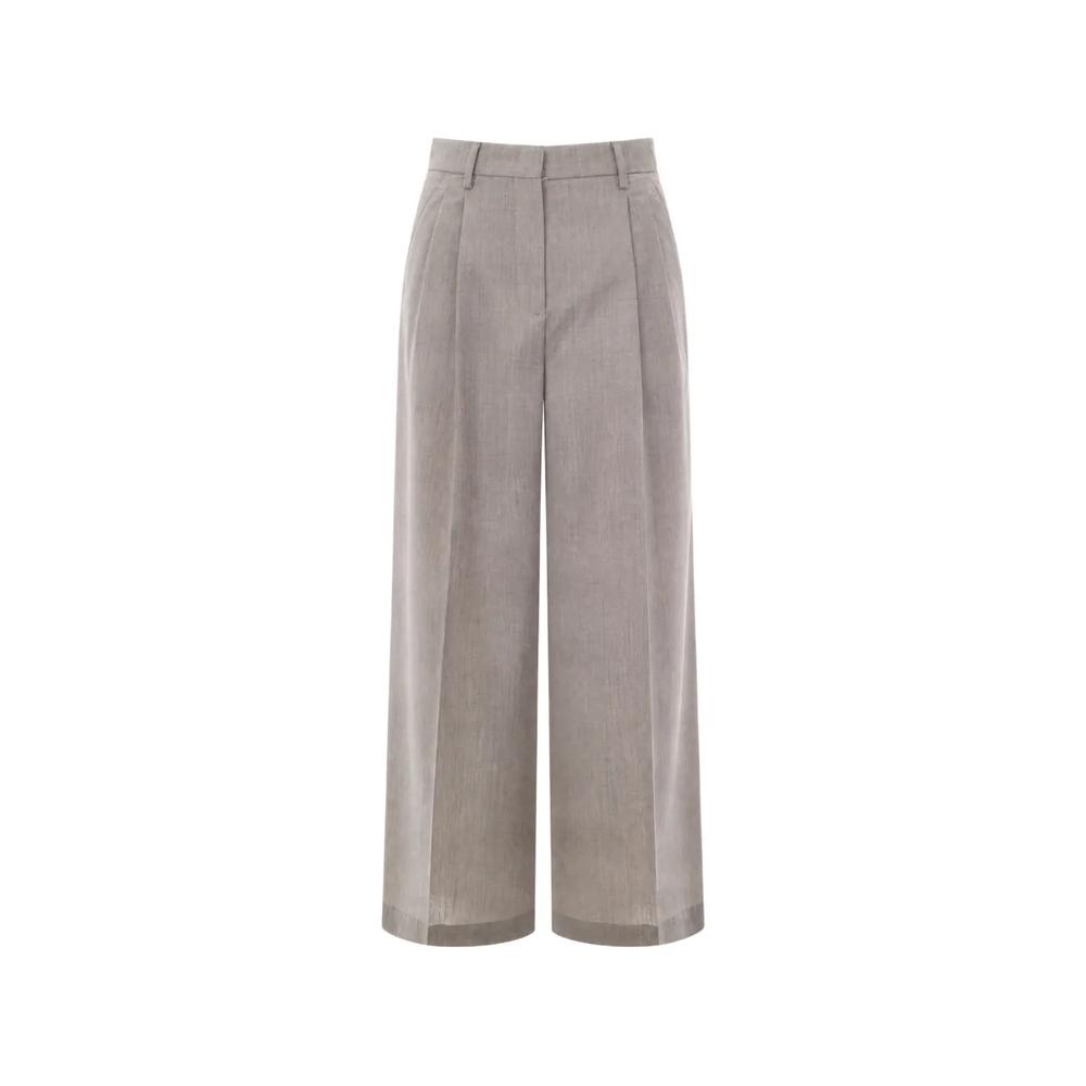 pleated virgin-wool trousers 1