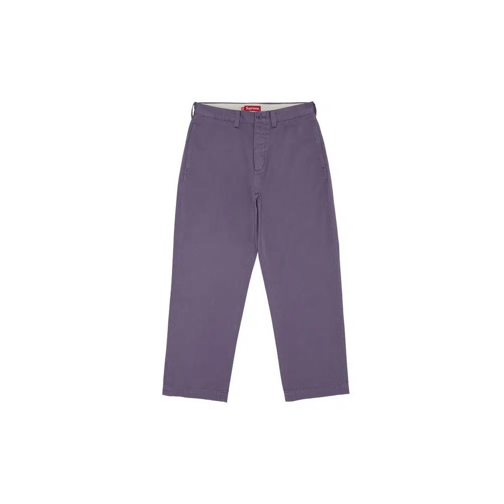 Брюки Supreme Chino Pant 'Dusty Purple' 1