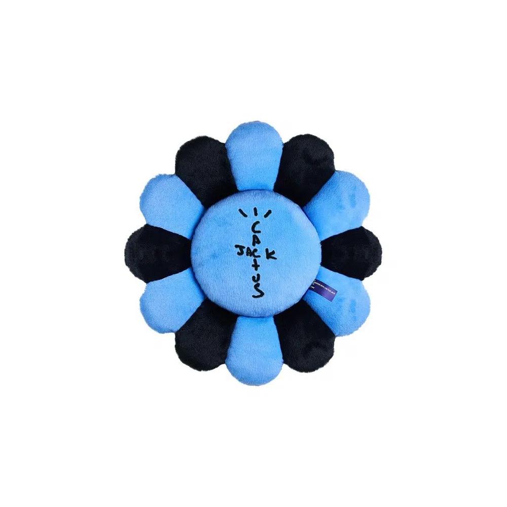 Подушки Cactus Jack by Travis Scott x Takashi Murakami Flower Plush 60cm 'Blue' 2