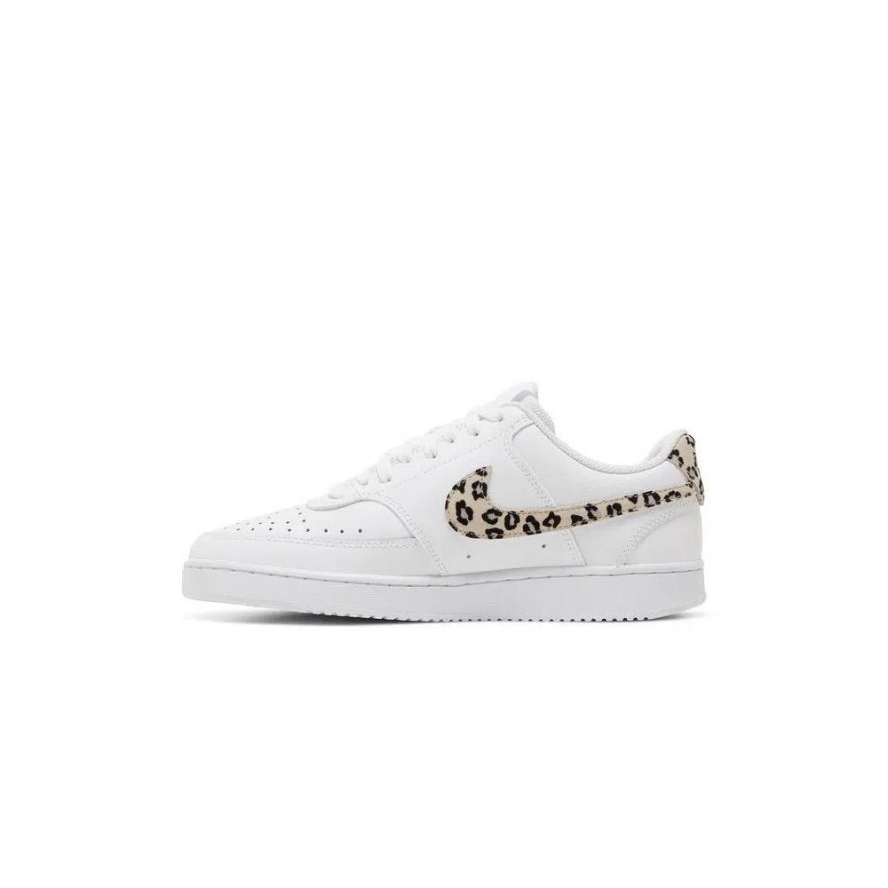Кроссовки Nike Wmns Court Vision Low 'Leopard Swoosh - White' 3