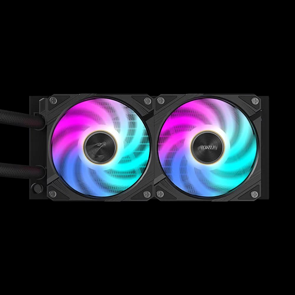 GIGABYTE AORUS WATERFORCE X II 240 240mm ARGB водяное охлаждение - Black черный 2