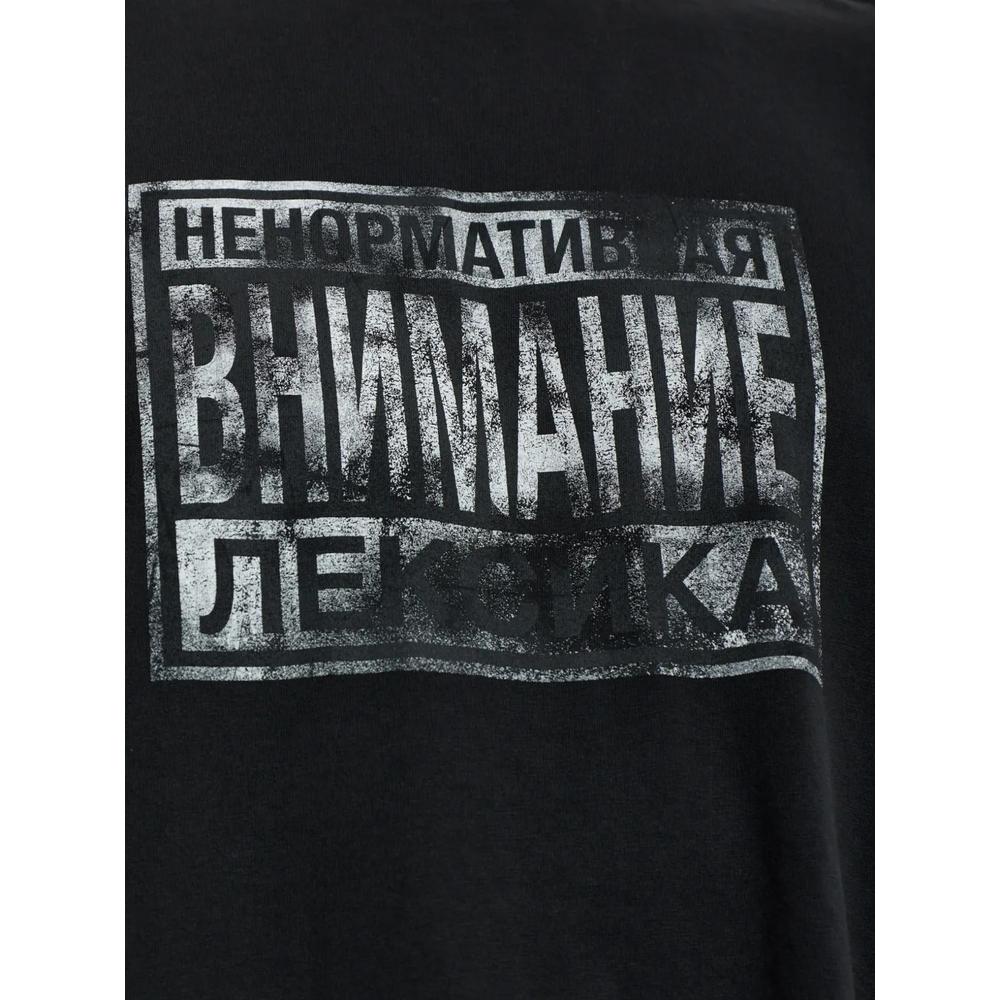 slogan-print cotton T-shirt 5