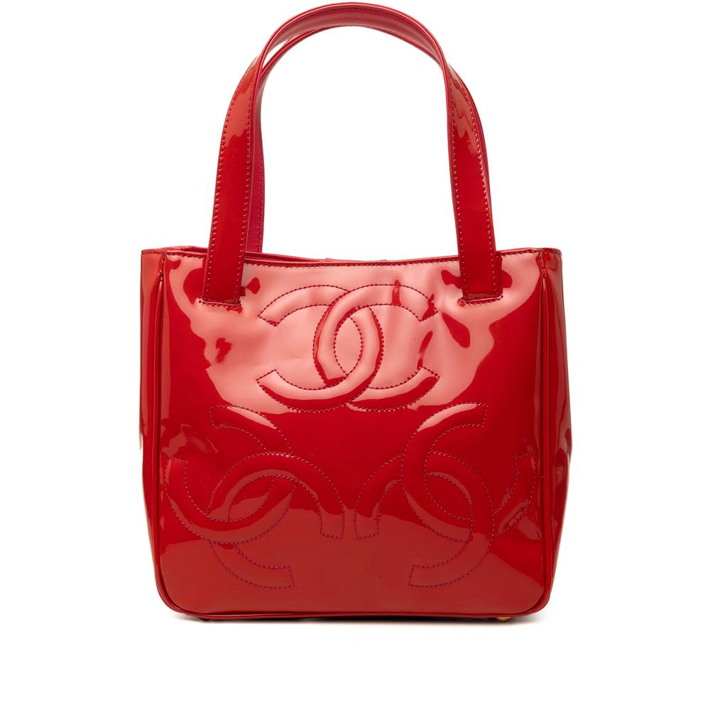 2004-2005 Patent Triple CC Tote handbag 1
