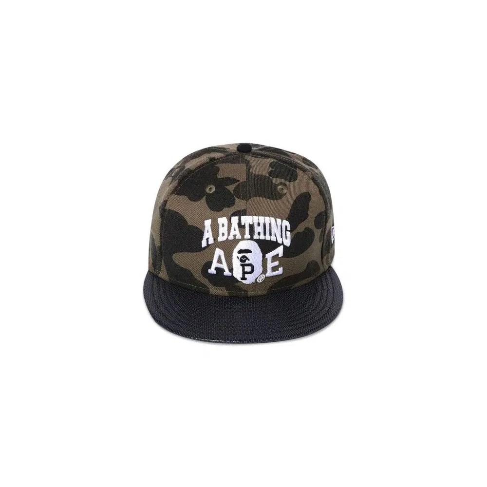 Кепки BAPE x New Era 1st Camo 9FIFTY Cap 'Green' 1