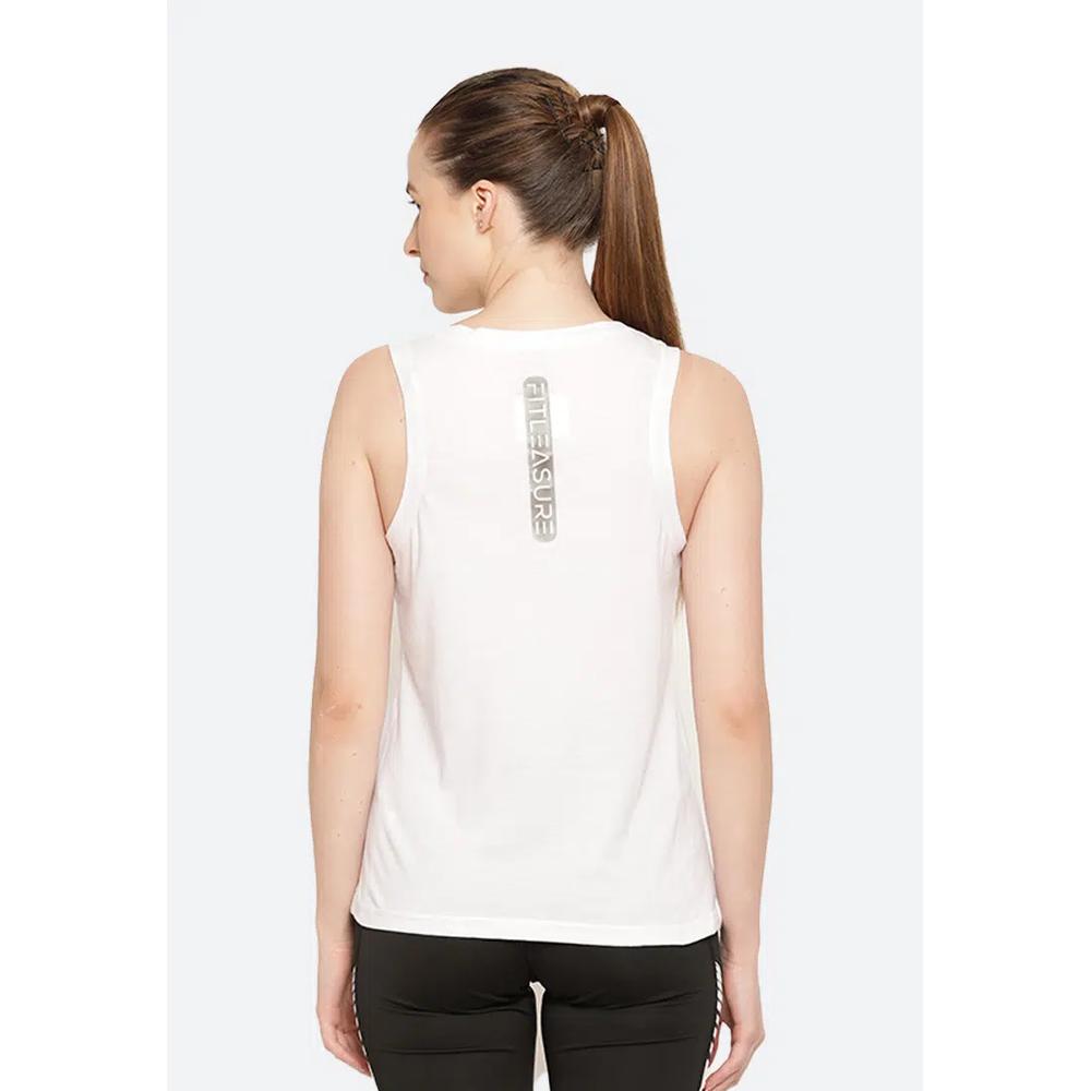 Базовый хлопковый топ-майка с круглым вырезом White Essential Cotton 3