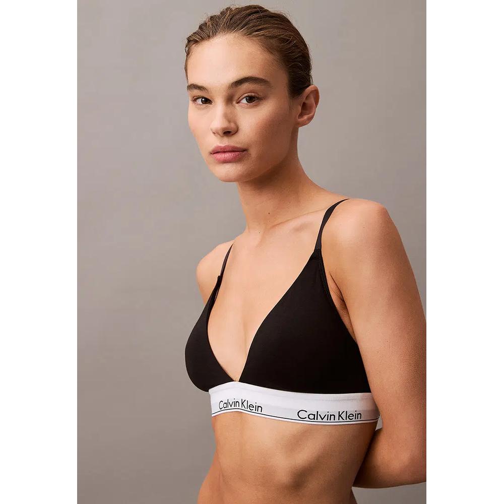 Современный хлопковый треугольный бюстгальтер с легкой подкладкой - Calvin Klein Underwear 3