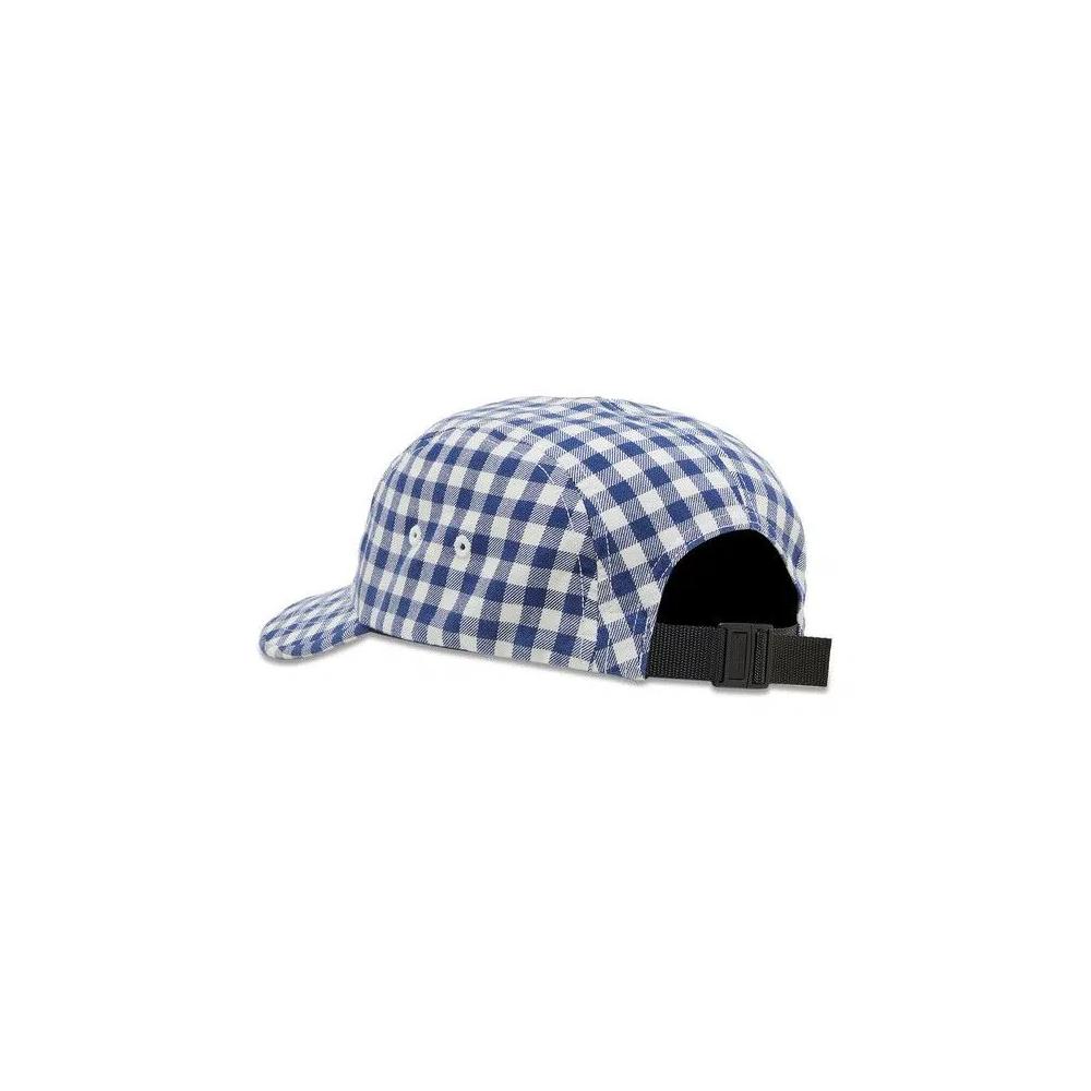 Кепки Supreme Gingham Camp Cap 'Navy' 3