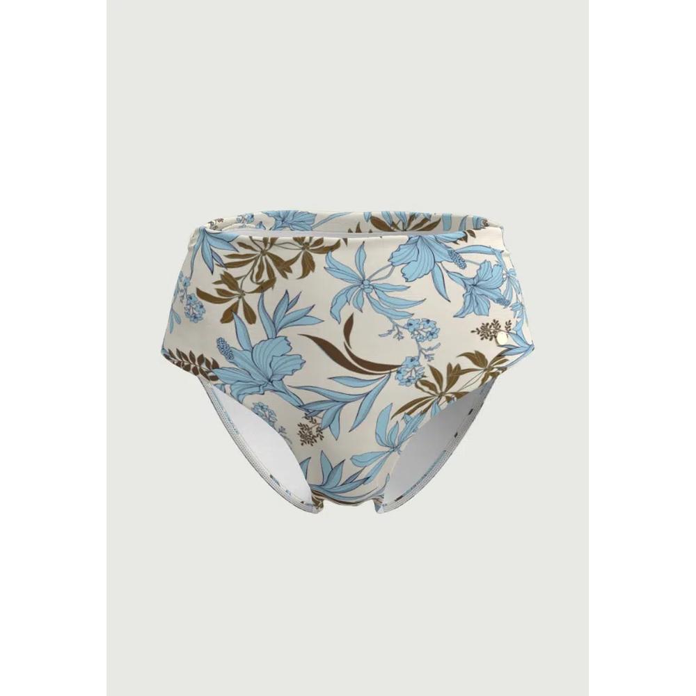 Wild Hibiscus Cool Coconut Штаны с защипами на талии классические 3