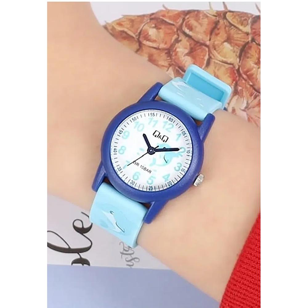 Часы Citizen V22A-014VY Детские аналоговые часы с синим ремешком из смолы 3