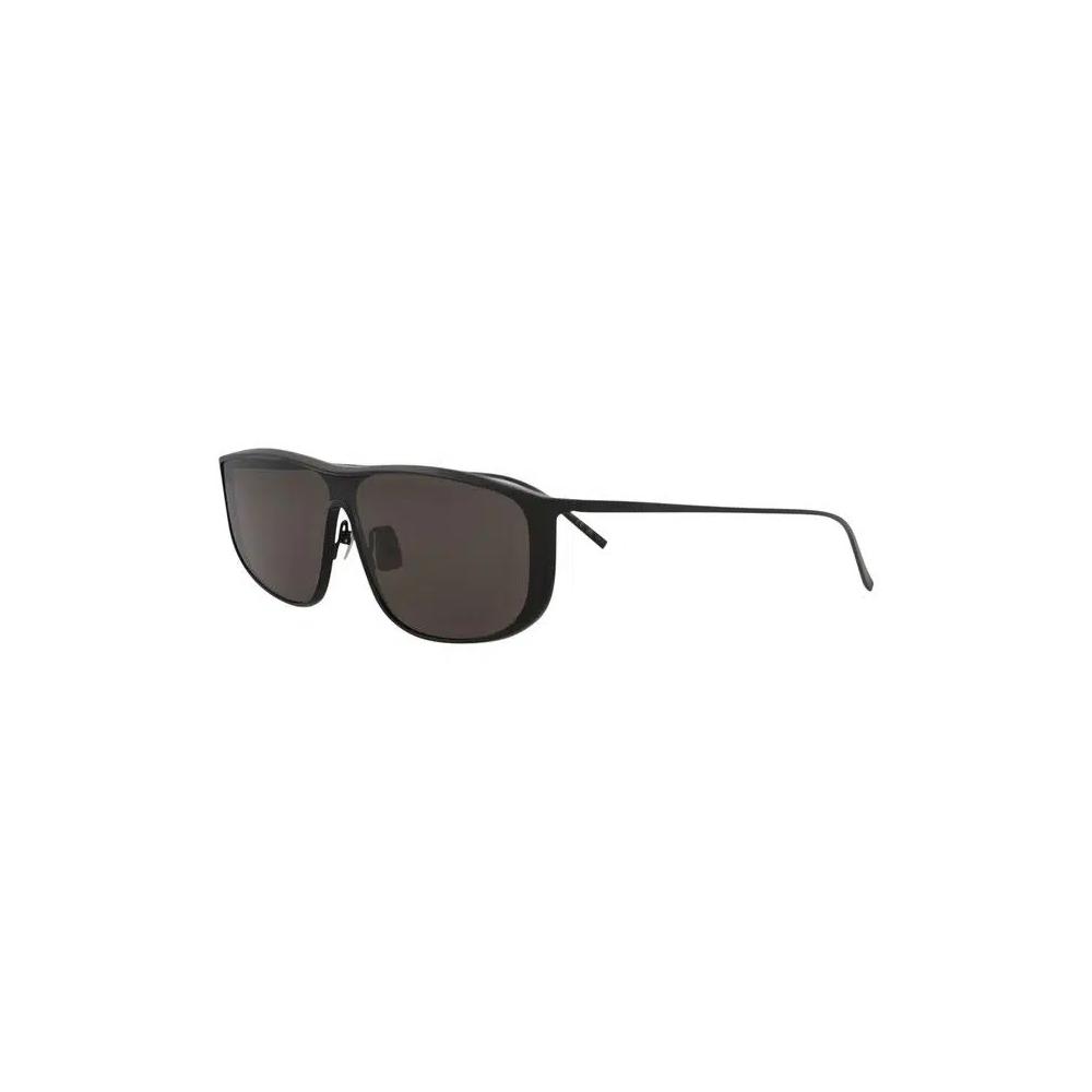 Солнцезащитные очки Saint Laurent Shield-Frame Metal 'Black' 2