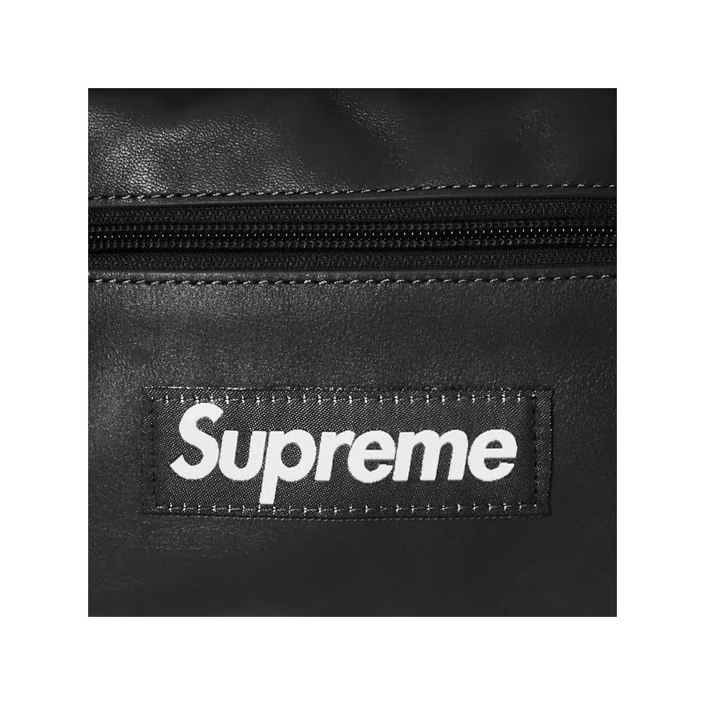 Поясные сумки Supreme Leather Waist Bag 'Черный' 3