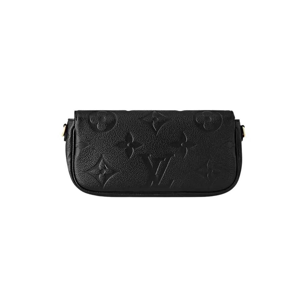 Сумки через плечо Louis Vuitton Wallet On Chain Ivy 'Black Monogram Embossed Empreinte Cowhide Leather' 2
