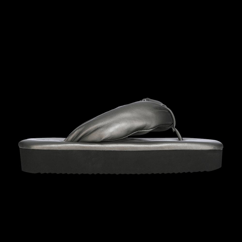 Кроссовки Rick Owens Wmns Hollywood Flip Flops 'Gunmetal Metallic' 1