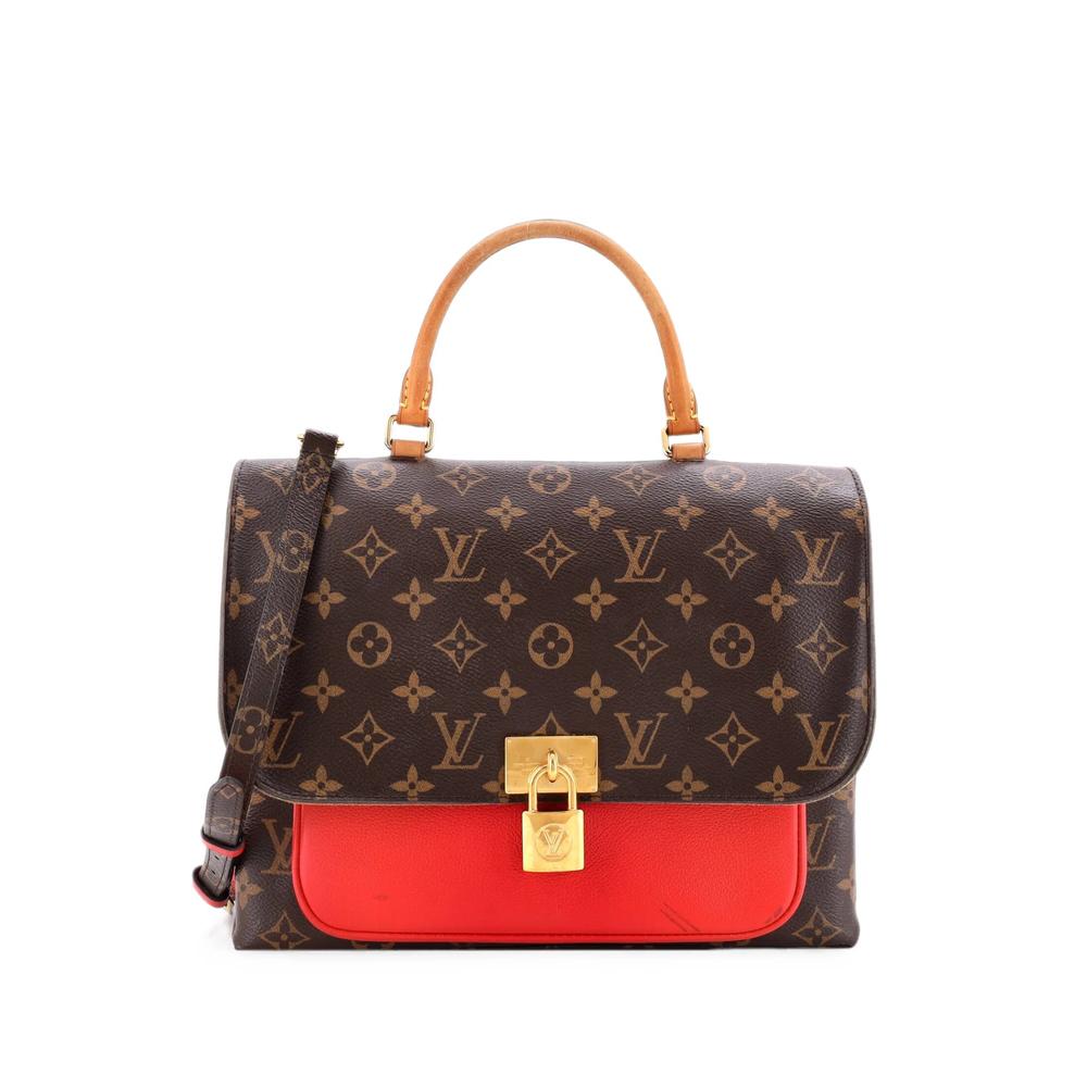 Marignan Handbag Monogram Canvas with Leather shoulder bag 1