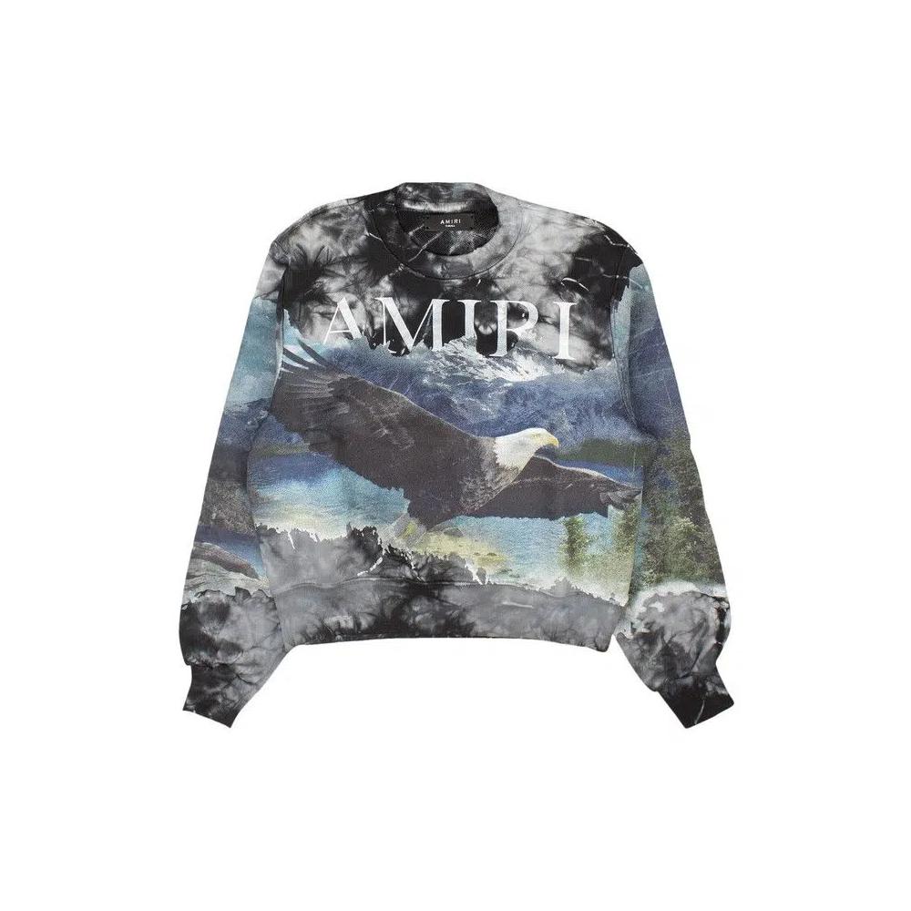 Свитшоты Amiri Eagle Bleach Out Crewneck 'Multicolor' 1