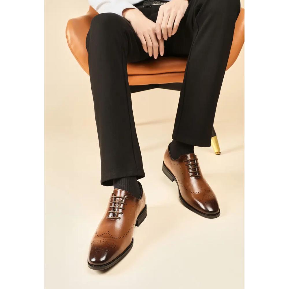 Кожаные оксфорды Brogue Leather KB18299-10B 3