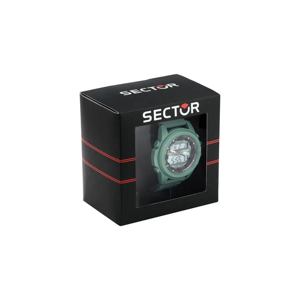 【2 года гарантии】 Цифровые часы Sector EX-48 52 мм унисекс зеленые R3251302004 4