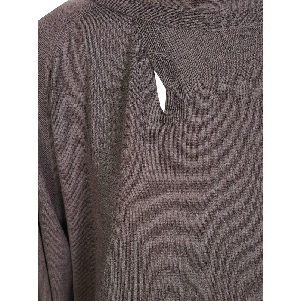 scarf-detail raglan-sleeve sweater 3
