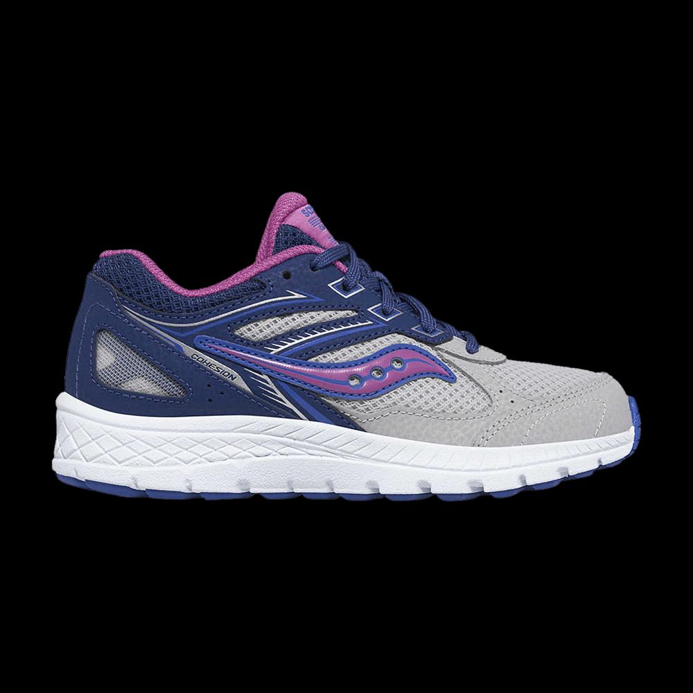 Кроссовки Saucony Cohesion 14 Lace Big Kid 'Navy Grape' 1
