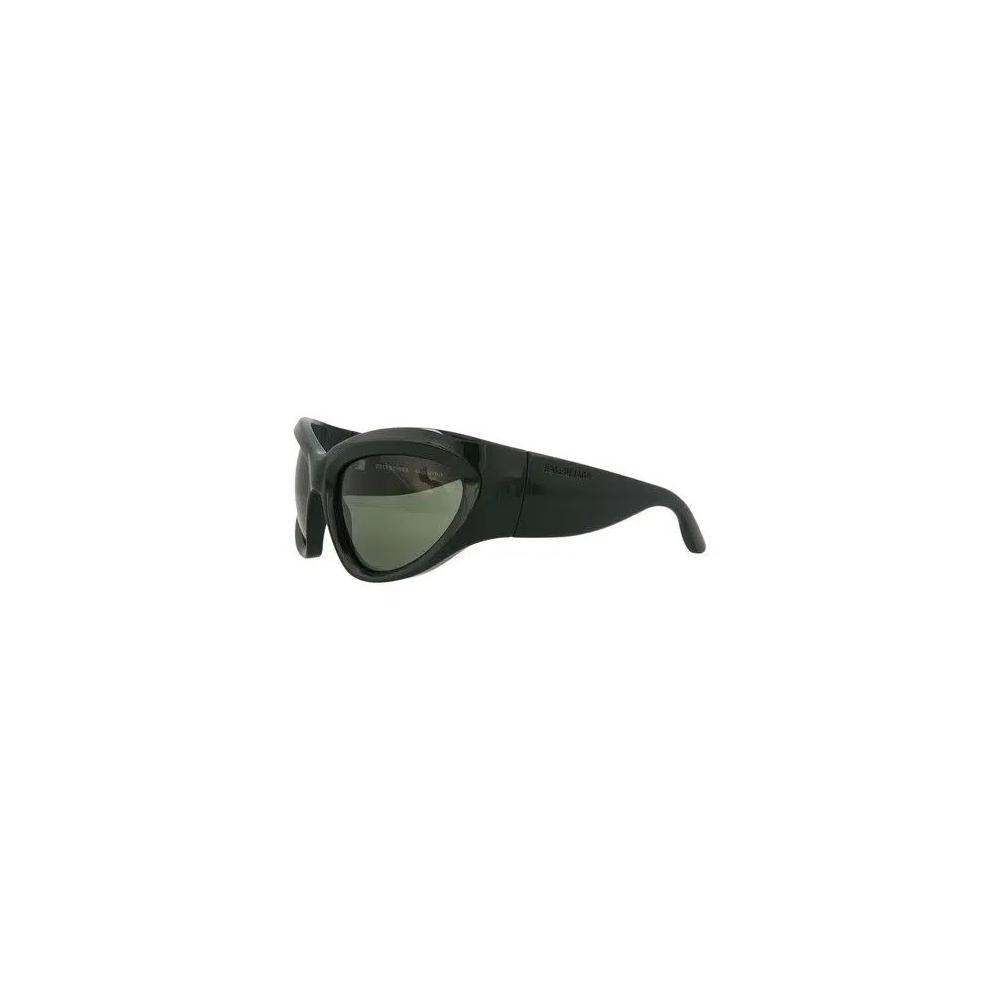 Balenciaga Очки Wrap Around 'Green' 3