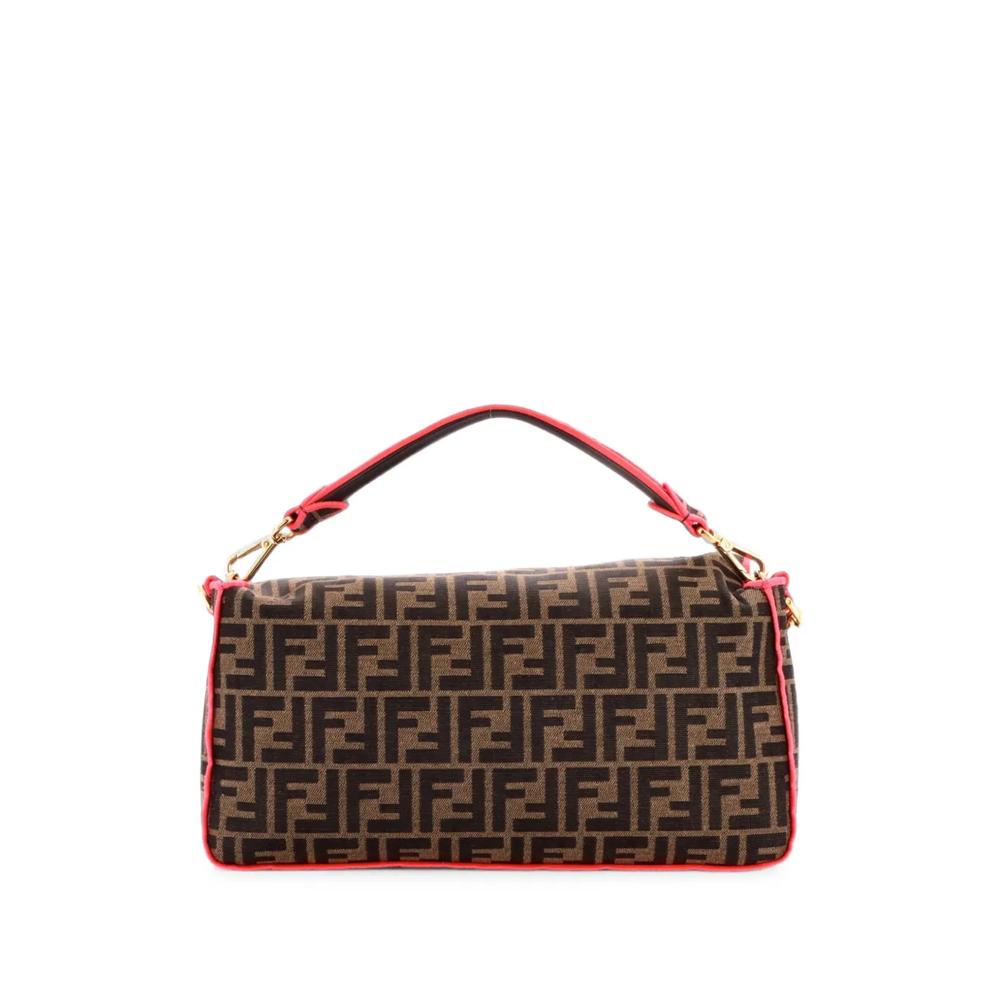 Большая сумка на плечо Baguette NM Bag из канваса с узором Zucca 2