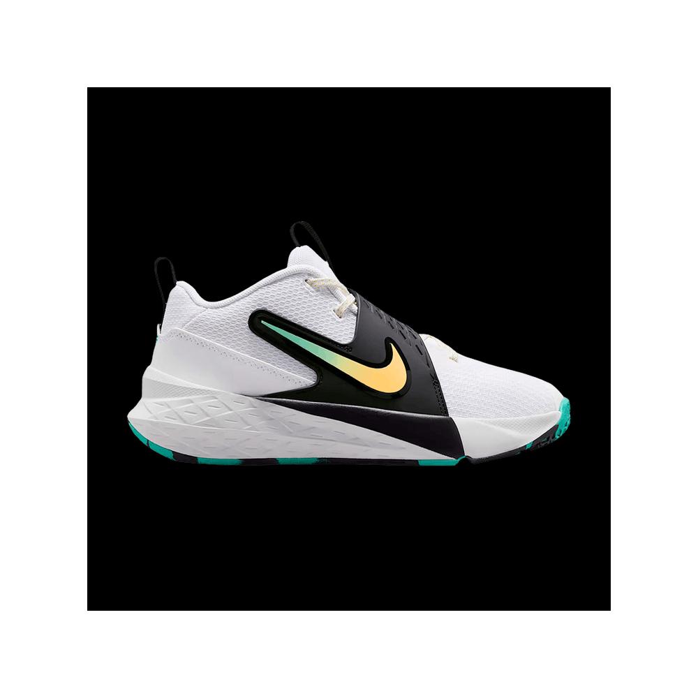 Кроссовки Nike Team Hustle D 12 GS 'White Black Green' 1