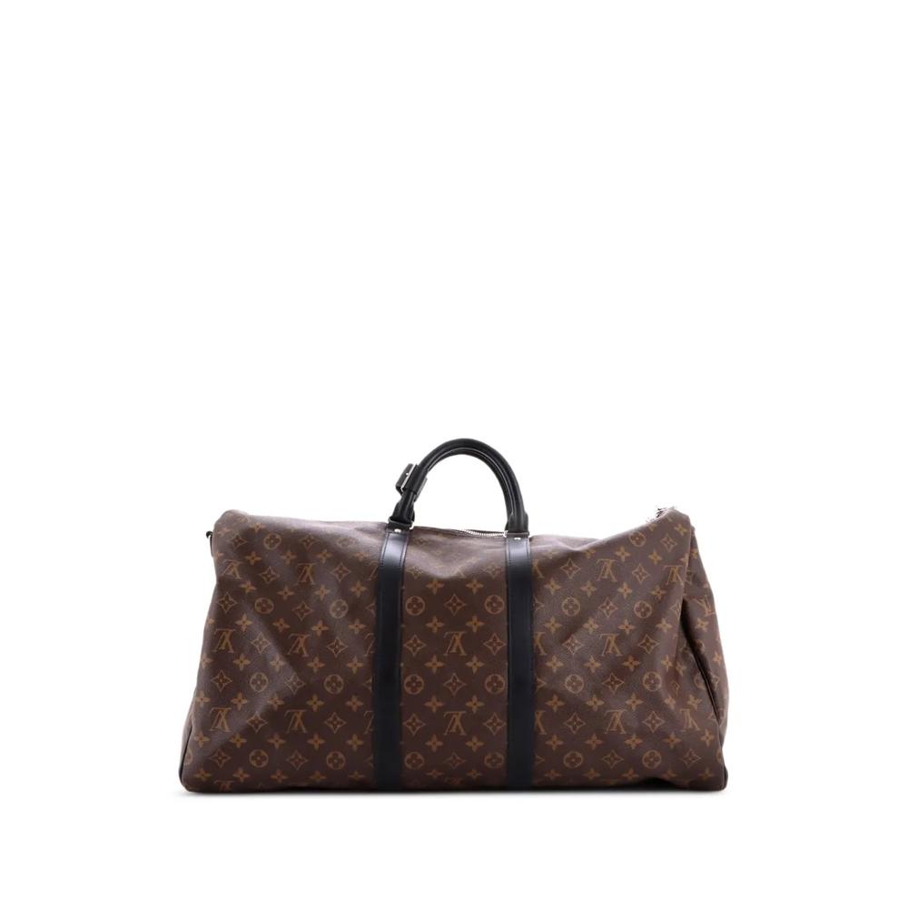 Дорожная сумка Keepall Bandouliere Bag Macassar Monogram Canvas 55 2