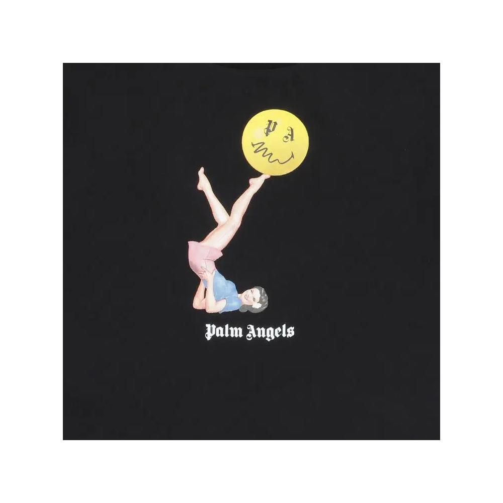 Футболки Palm Angels Juggler Pin Up Tee 'Черный/Розовый' 3